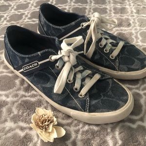 Coach Lesley Jean Blue Sneakers